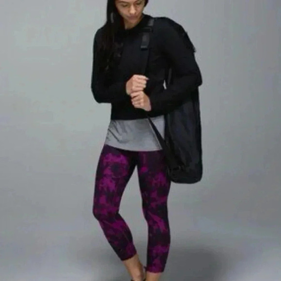 LULULEMON Wunder Under Pant Breezie Regal Plum Black - Picture 2 of 8